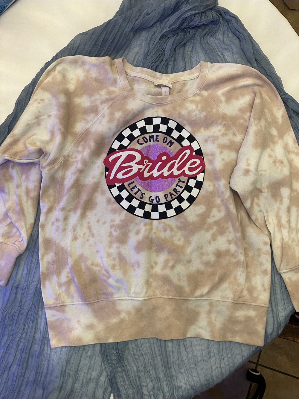Bride Tie-Dye Crewneck Sweatshirt